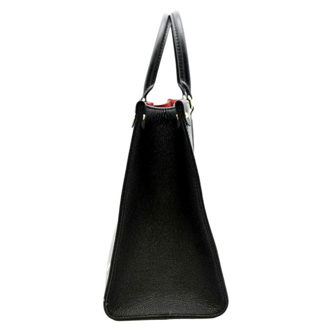 LOUIS Onthego GM Giant Monogram Leather Tote Bag Black/white size: 41 cm - Image 2