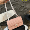 Cc new arrival cf caviar leather bag size: 25* 15 cm