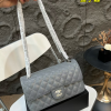 Cc new arrival cf caviar leather bag size: 25* 15 cm