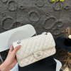 Cc new arrival cf caviar leather bag size: 25* 15 cm
