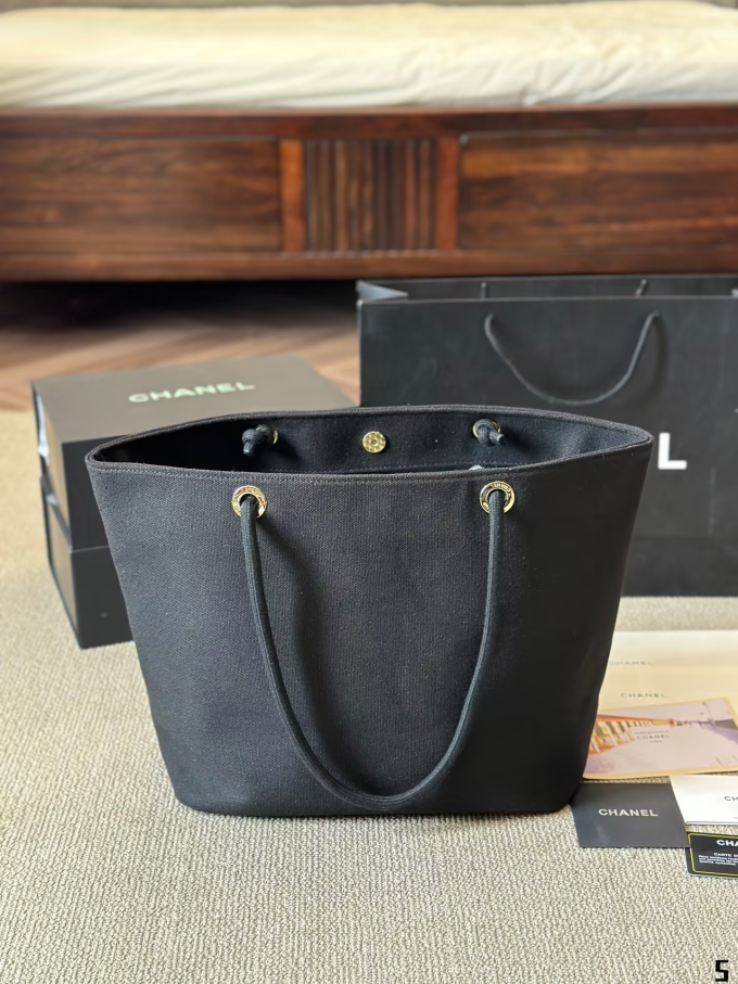 CC new arrival Vintage 24k tote bag size: 30*30 cm - Image 6