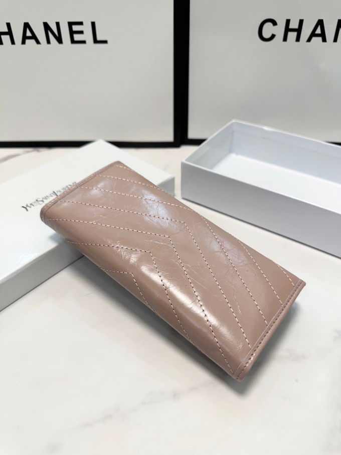Y new arrival women wallet pink size: 19*10 cm - Image 6