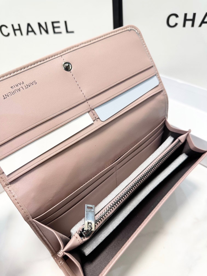 Y new arrival women wallet pink size: 19*10 cm - Image 9