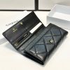 Cc new arrival leather wallet size: 19*10 cm