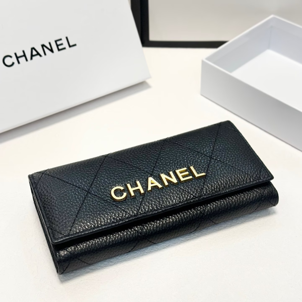 Cc new arrival leather wallet 002 size: 19*10 cm