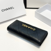 Cc new arrival leather wallet 002 size: 19*10 cm
