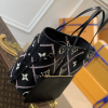 Louis Neverfull MM Monogram Empriente Cream/Black size:31*28*14 cm