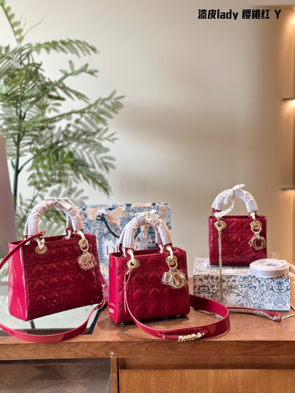 D new arrival red lady bag