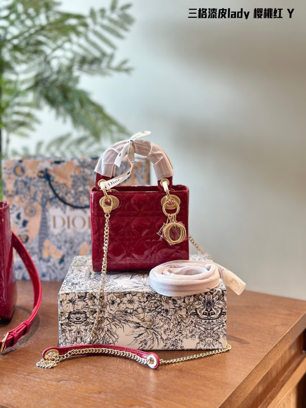 D new arrival red lady bag