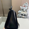 cc Calfskin Charms Medium Deauville Tote Black