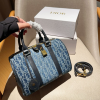 D Groove 20Denim Oblique denim bag