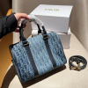 D Groove 20Denim Oblique denim bag