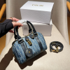 D Groove 20Denim Oblique denim bag