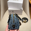 D Groove 20Denim Oblique denim bag