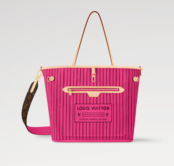 Louis Neverfull Bandouli??re Inside Out MM bag size: 31*28 * 14 cm