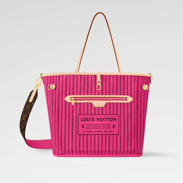 Louis Neverfull Bandouli??re Inside Out MM bag size: 31*28 * 14 cm