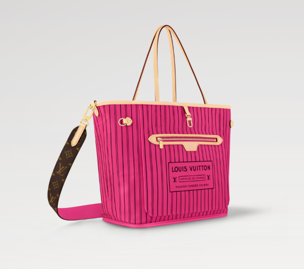 Louis Neverfull Bandouli??re Inside Out MM bag size: 31*28 * 14 cm