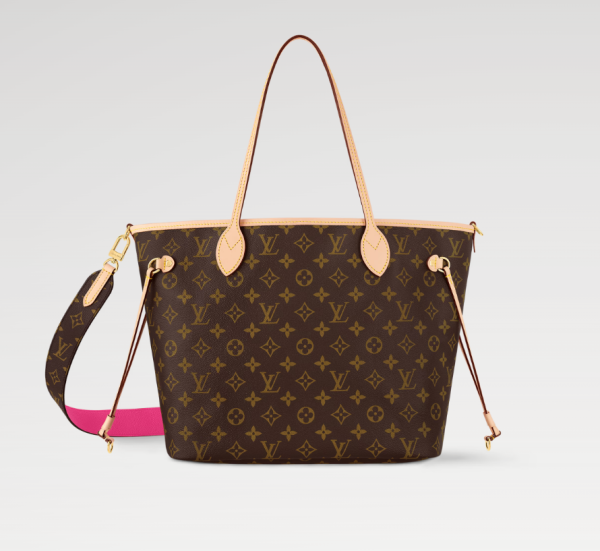 Louis Neverfull Bandouli??re Inside Out MM bag size: 31*28 * 14 cm