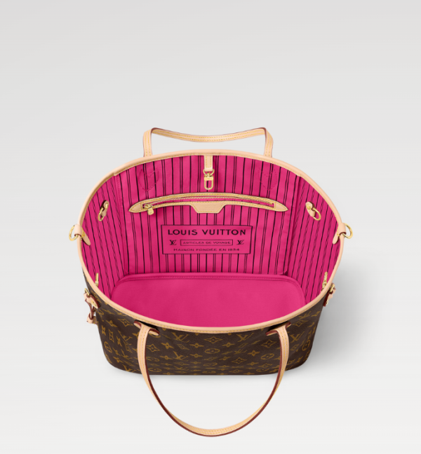 Louis Neverfull Bandouli??re Inside Out MM bag size: 31*28 * 14 cm