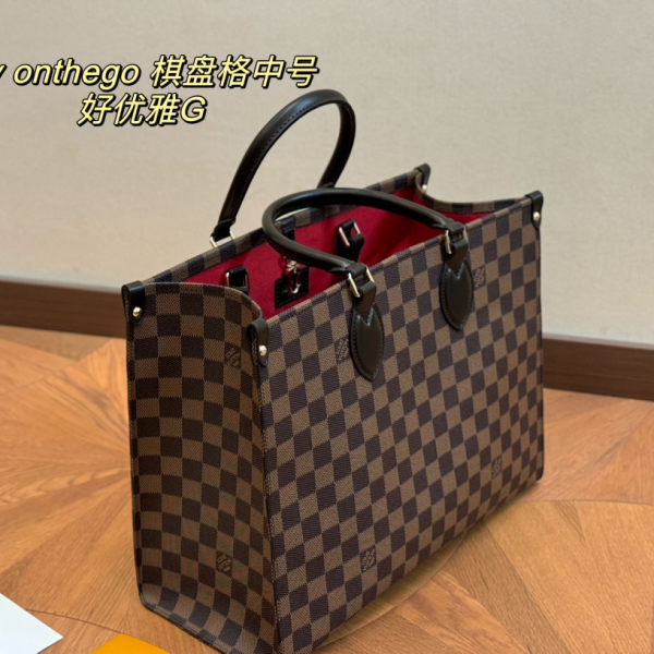 Louis new arrival onthego tote bag size: 34*26 cm