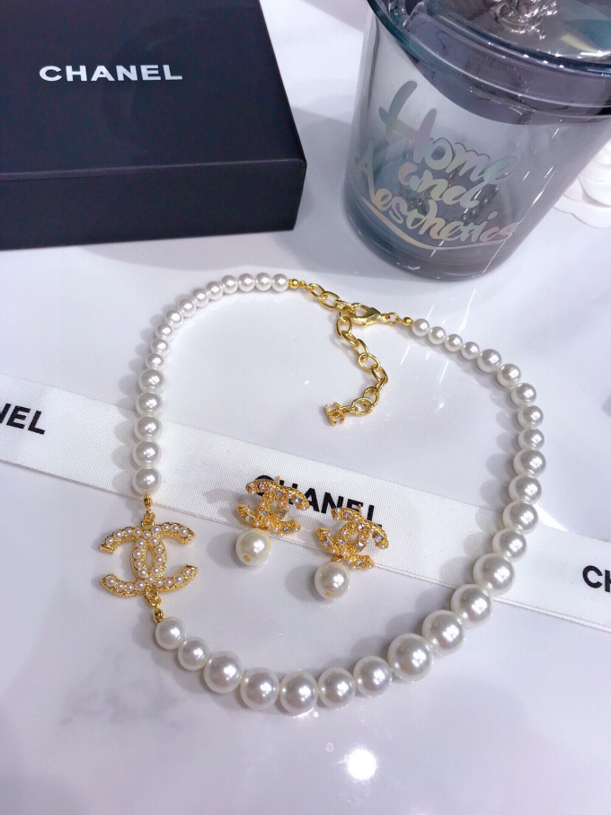Cc new arrival necklace + earing sets 010 - Image 2