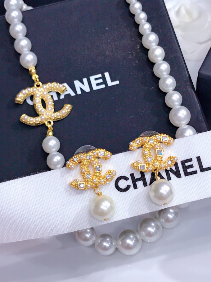 Cc new arrival necklace + earing sets 010 - Image 4