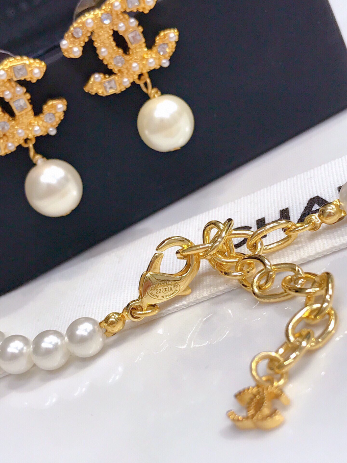 Cc new arrival necklace + earing sets 010 - Image 3