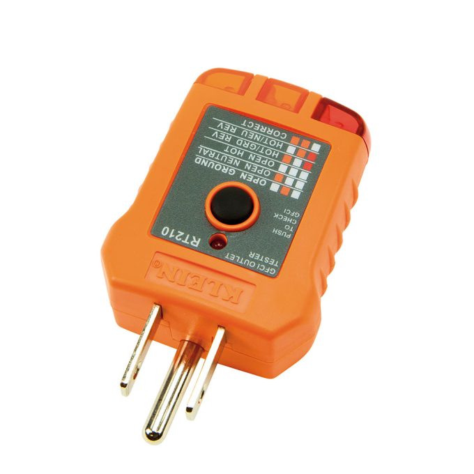 Klein Tools RT210 GFCI Receptacle Tester for North American AC Electrical Outlet Receptacles - Image 3