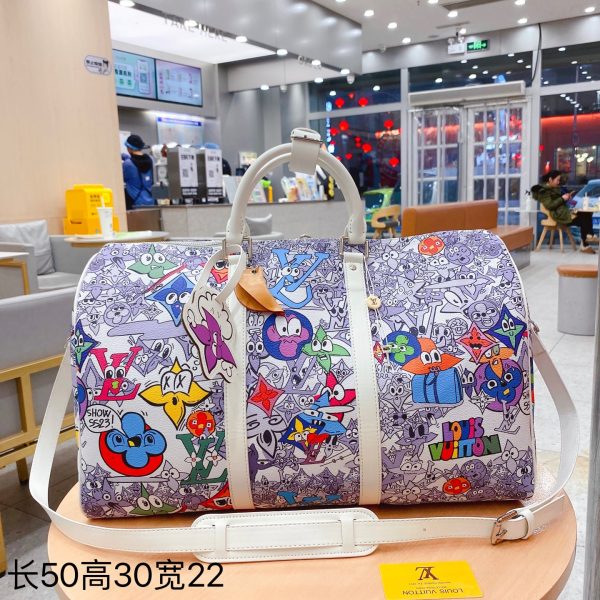 Louis M21863  KEEPALL BANDOULI??RE 50 bag size: 50*29*23 cm