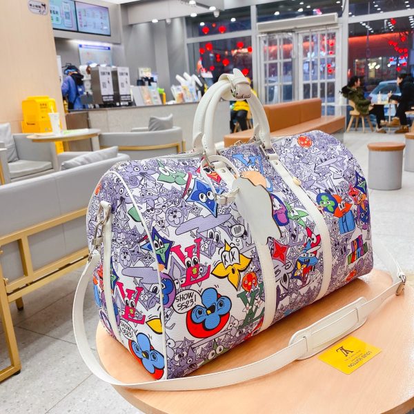 Louis M21863  KEEPALL BANDOULI??RE 50 bag size: 50*29*23 cm