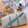 Louis N50069 KEEPALL BANDOULI??RE 50 Damier Salt bag size: 50*29*23 cm