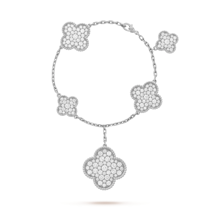 Magic Alhambra bracelet, 5 charms