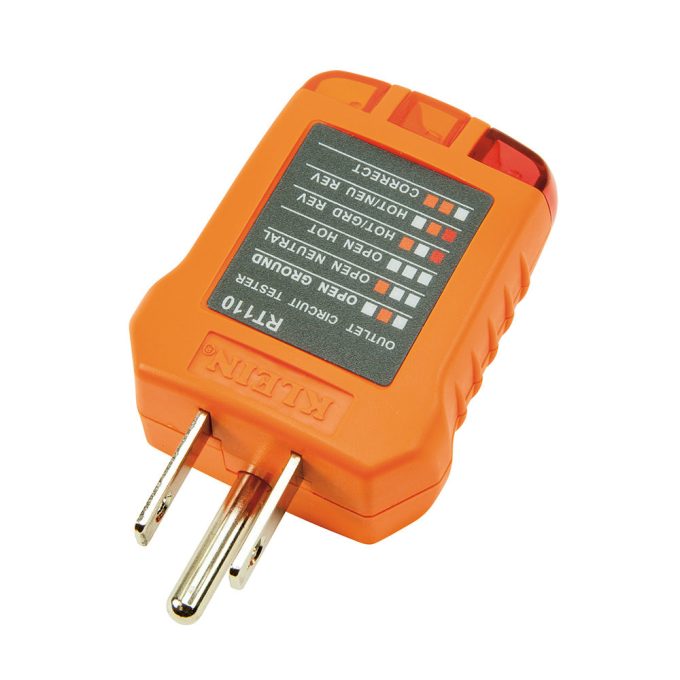 Klein Tools RT110 Receptacle Tester for North American AC Electrical Outlet Receptacles - Image 3