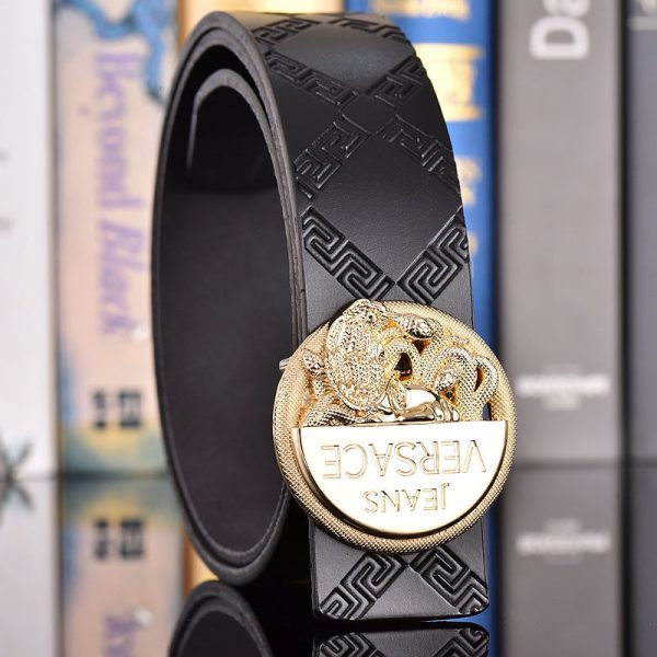 2 Colors  printed letter leather belt