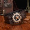 Medusa Biggie Leather Belt
