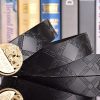 2 Colors  printed letter leather belt