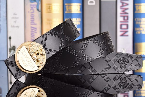 2 Colors  printed letter leather belt