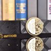 2 Colors  printed letter leather belt