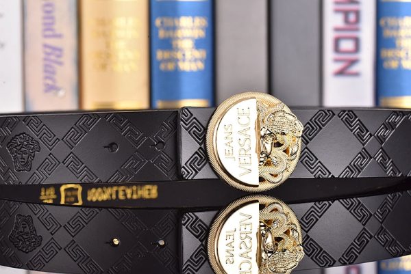 2 Colors  printed letter leather belt