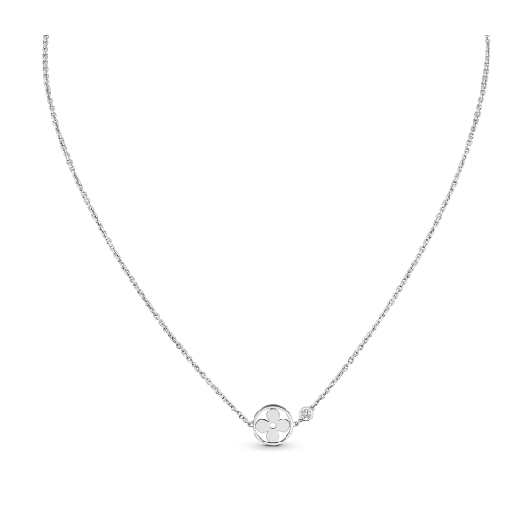Idylle Blossom White Gold and Diamond Pendant