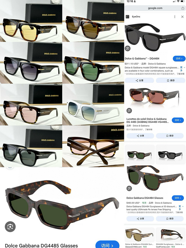 D*G Eyewear SIZE: 54-17-145
