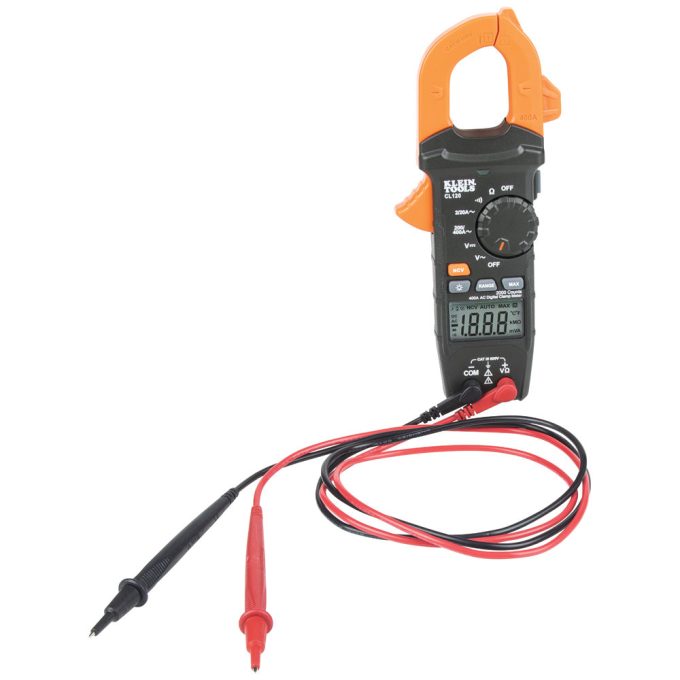 Klein Tools CL120 Digital Clamp Meter, AC Auto-Ranging 400 Amp - Image 4