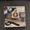 2 Colors  printed letter leather belt