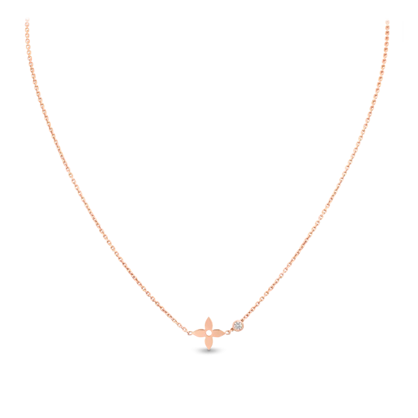 Idylle Blossom Rose Gold and Diamond Pendant