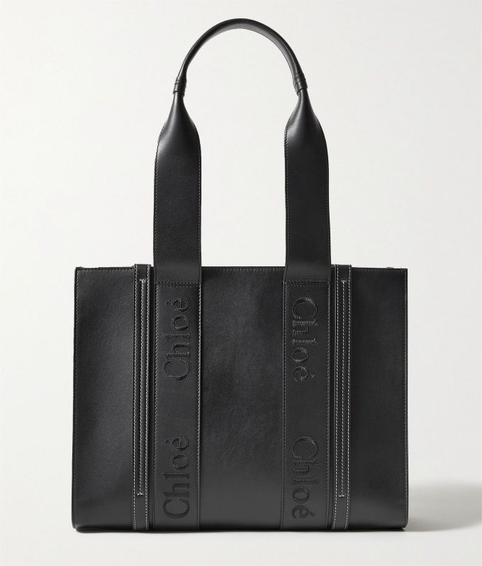 CHL Woody medium embroidered leather tote Bag - Image 2