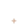 Star Blossom Rose Gold and Diamond Stud Earrings