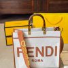 Fen new arrival peekabo tote bag size；35*30 cm