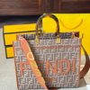 Fen new arrival peekabo tote bag size；35*30 cm