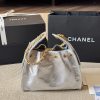 Cc new arrival 25s hobo silver bag size: 25*20  cm