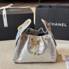 Cc new arrival 25s hobo silver bag size: 25*20  cm